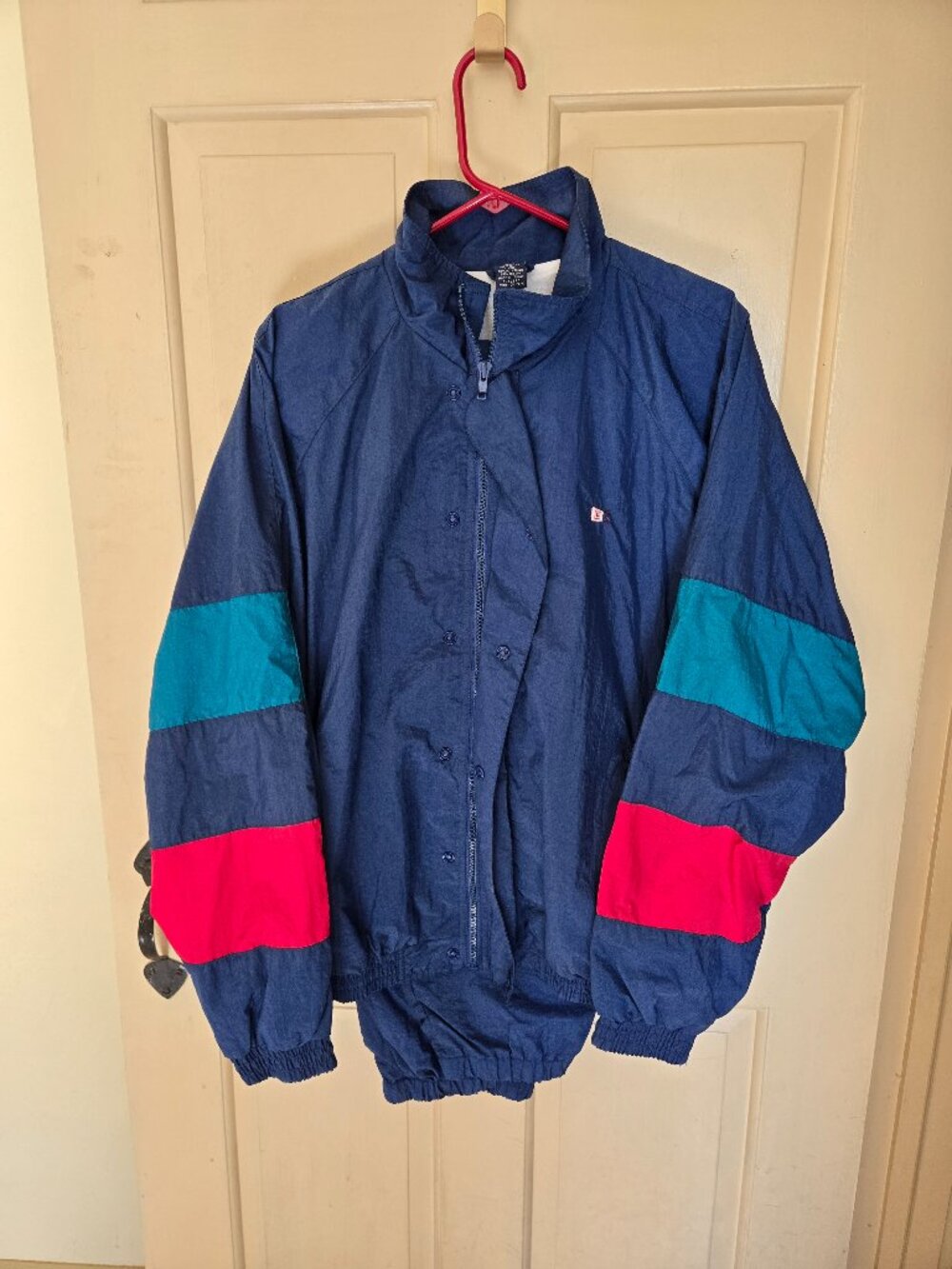 1990's Lands End Men's Nylon Track Suit
